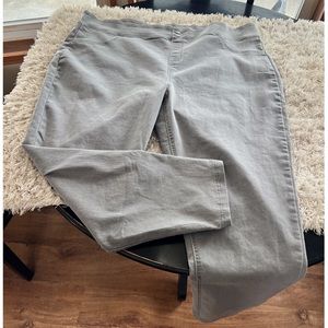 Terra & Sky Grey Pull On Skinny Jeans Size 24W 26W